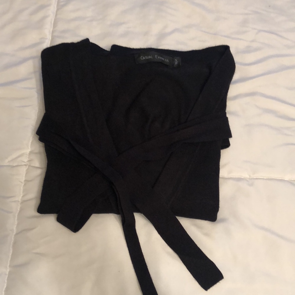 Ladies casual express cardigan sweater(long)